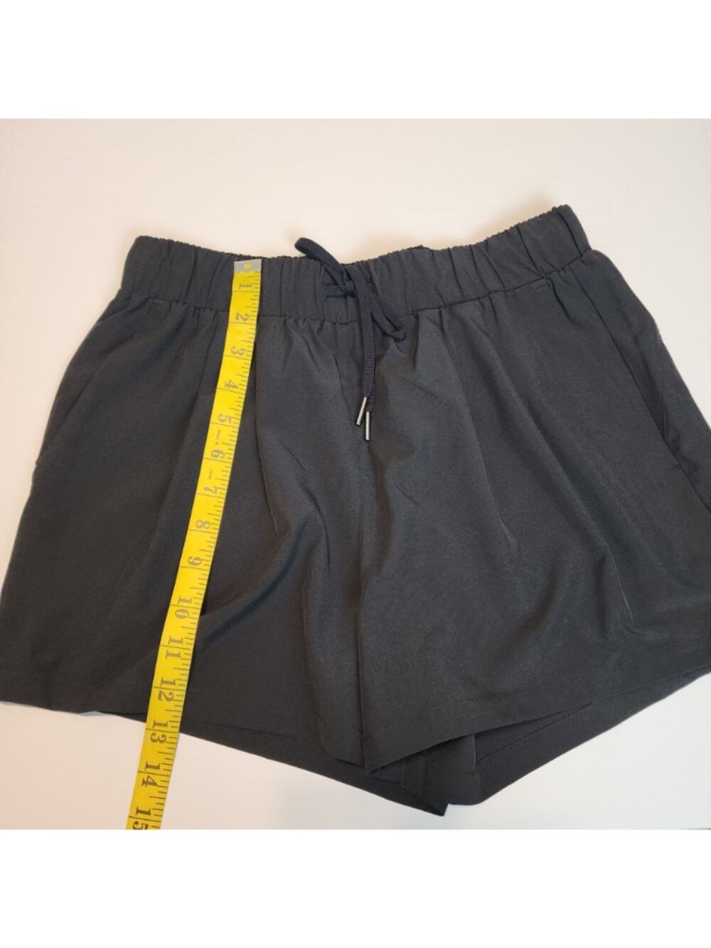 Halara shorts mid rise elastic waistband black size small 3" inseam - Picture 6 of 8